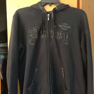 Harley Davidson black Hooded sweatshirt